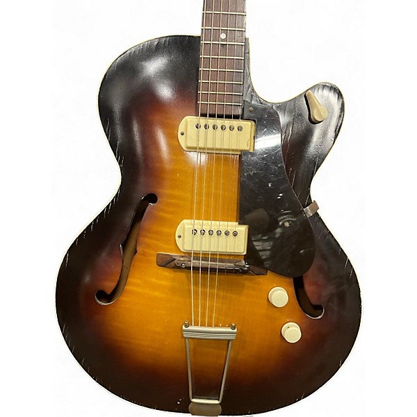 Vintage 1950s Paramount VINTAGE PARAMOUNT ELECTRIC GUITAR Antique Natural Hollow Body Electric Guitar