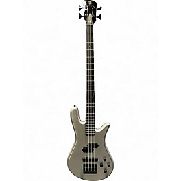 Used Spector Performer 4 Silver Electric Bass Guitar