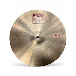 Used Paiste 17in 2002 Crash Cymbal