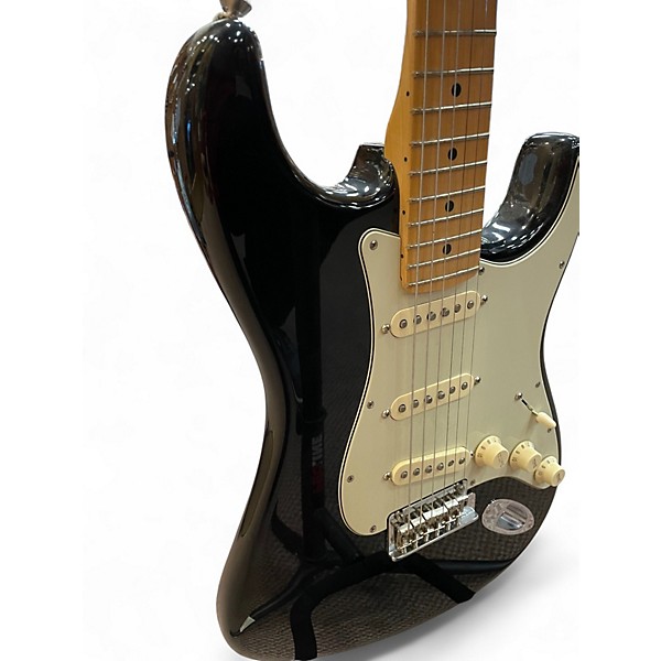 Used 2016 Fender American Professional Stratocaster SSS Black Solid Body Electric Guitar