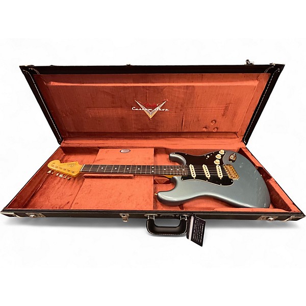 Used Fender LTD 65 DUAL MAG STRAT CUSTOM SHOP Ice Blue Metallic Solid Body Electric Guitar