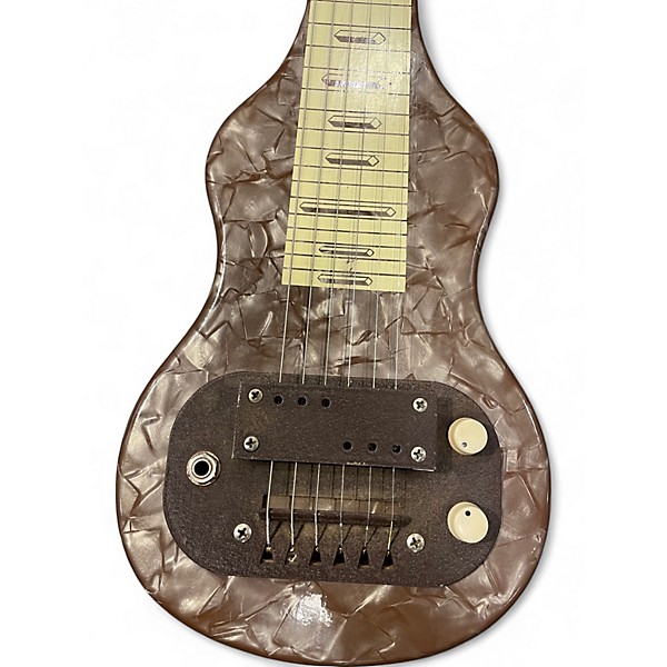 Vintage 1956 Silvertone Pearloid Lap Steel Pearloid Lap Steel