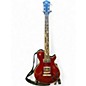 Used Michael Kelly Single Cut Phoenix lava red Solid Body Electric Guitar thumbnail