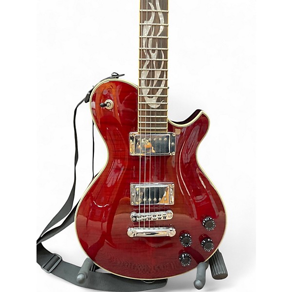 Used Michael Kelly Single Cut Phoenix lava red Solid Body Electric Guitar