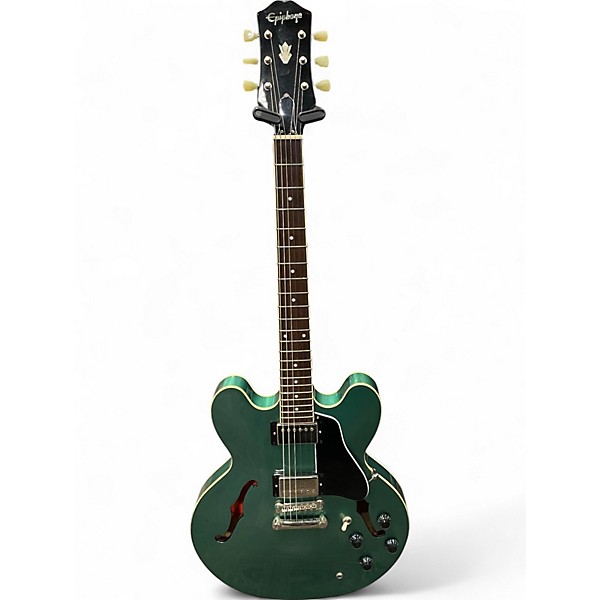 Used Epiphone ES335 Inverness Green Hollow Body Electric Guitar