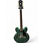 Used Epiphone ES335 Inverness Green Hollow Body Electric Guitar thumbnail