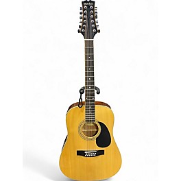 Used Mitchell D120S-12e/n Natural 12 String Acoustic Electric Guitar
