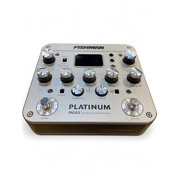 Used Fishman PROPLT101 Platinum EQ Pre With DI Acoustic Guitar Pickup