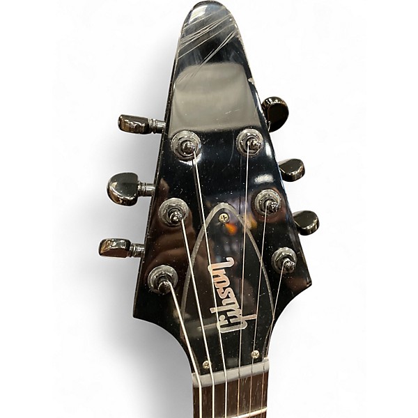 Used 2008 Gibson flying v black Solid Body Electric Guitar