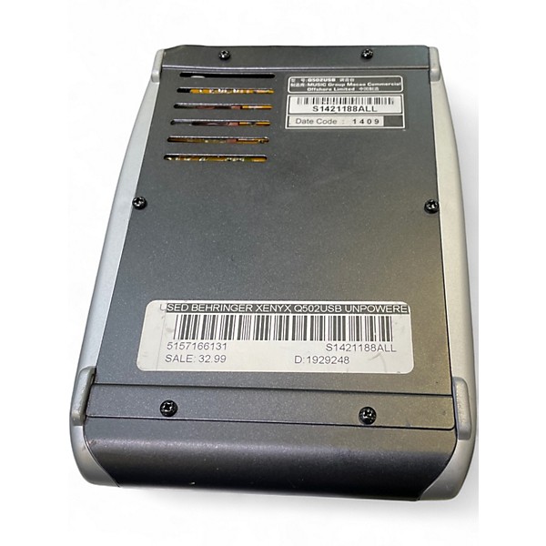 Used Behringer Xenyx Q502USB Unpowered Mixer