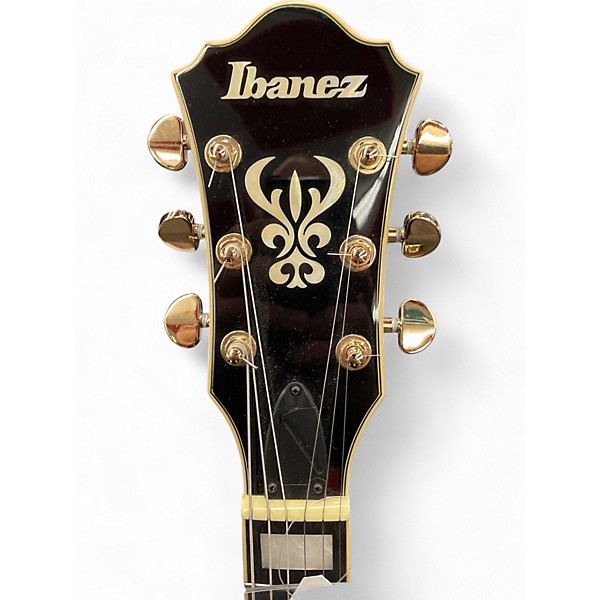 Used Ibanez AS93 Artcore ZEBRA WOOD NATURAL Hollow Body Electric Guitar