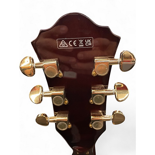 Used Ibanez AS93 Artcore ZEBRA WOOD NATURAL Hollow Body Electric Guitar