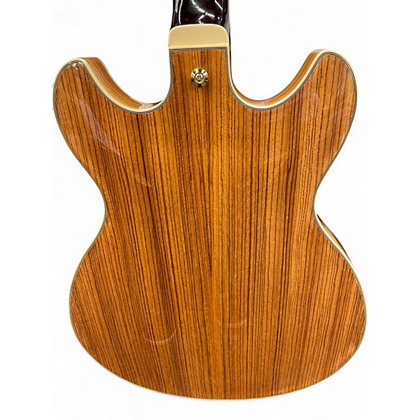 Used Ibanez AS93 Artcore ZEBRA WOOD NATURAL Hollow Body Electric Guitar