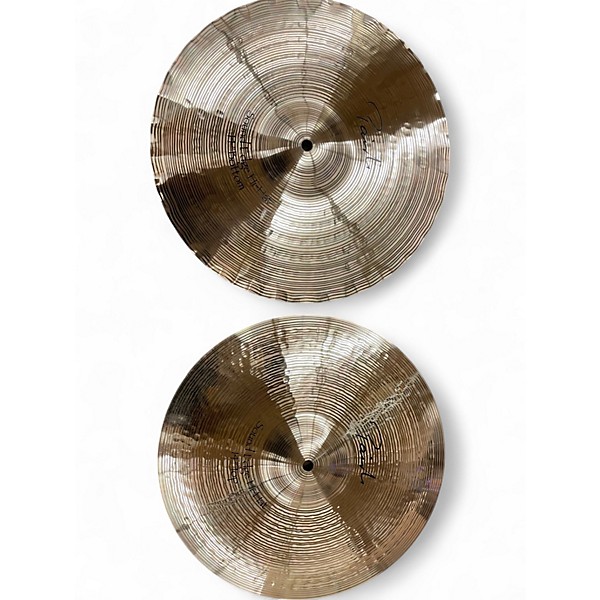 Used Paiste 14in Signature Sound Edge Hi Hat Pair Cymbal,Specials : American Fashion Style Bags On Sale