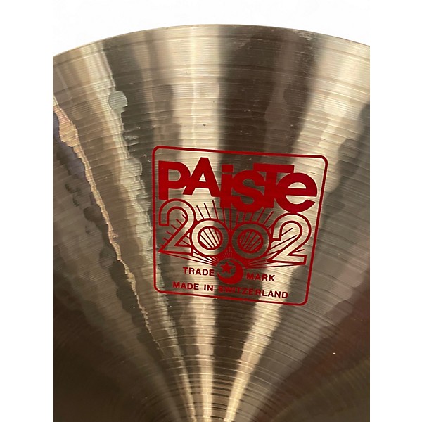 Used Paiste 20in 2002 Medium Crash Cymbal