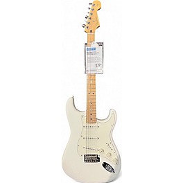 Used Fender Player Stratocaster WHITE Solid Body Electric Guitar