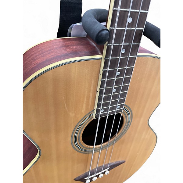 Used Dean playaeb Natural Acoustic Bass Guitar