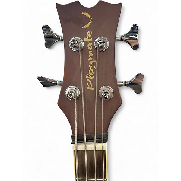 Used Dean playaeb Natural Acoustic Bass Guitar