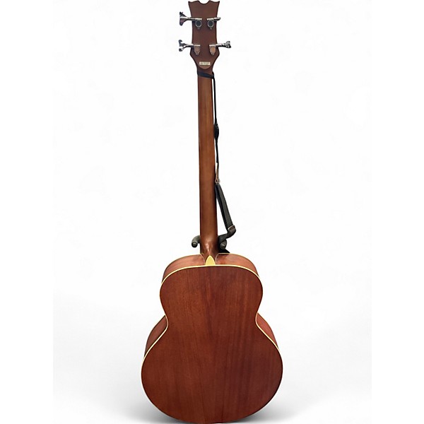 Used Dean playaeb Natural Acoustic Bass Guitar