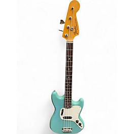Vintage 1975 Fender MusicMaster Daphne Blue Electric Bass Guitar