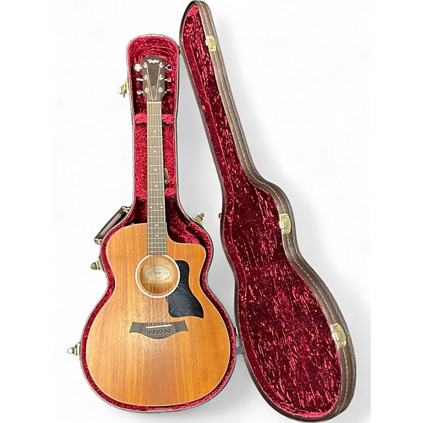 Used Taylor 224CEKDLX Natural Acoustic Electric Guitar