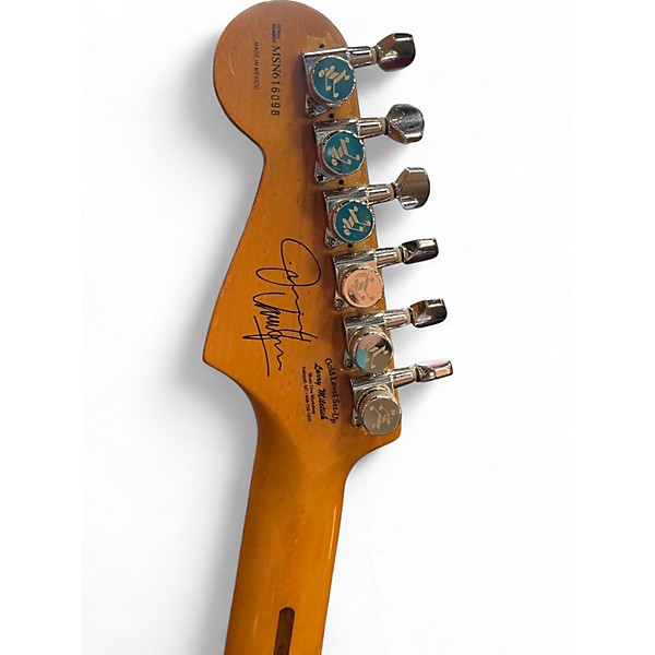 Used 2002 Fender Jimmy Vaughan Stratocaster blue Solid Body Electric Guitar