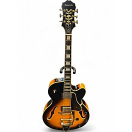 Used Epiphone Joe Pass Emperor II Pro Sunburst Hollow Body Electric Guitar