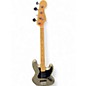 Used Fender mod shop jazz bass Silver Electric Bass Guitar thumbnail