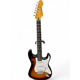 Used Vintage V6 3 Color Sunburst Solid Body Electric Guitar