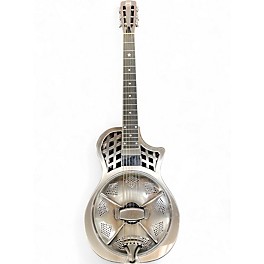 Used Republic Highway 61 Chrome Resonator Guitar