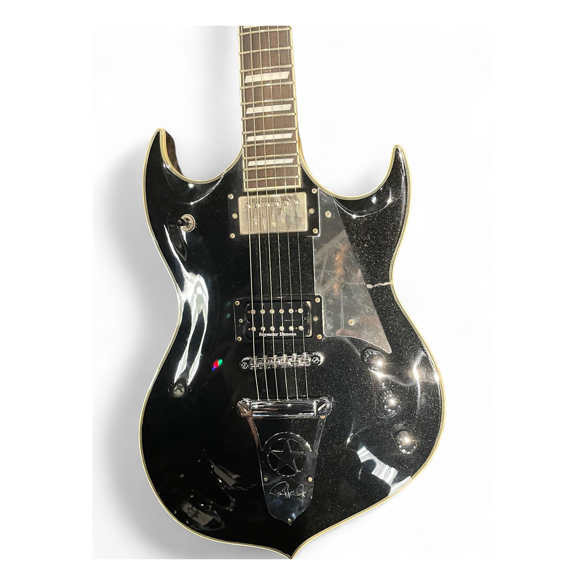 Used Silvertone KISS PAUL STANLEY SIGNATURE SOVEREIGN black