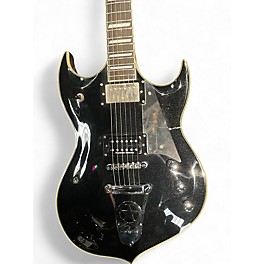 Used Silvertone KISS PAUL STANLEY SIGNATURE SOVEREIGN black sparkle Solid Body Electric Guitar
