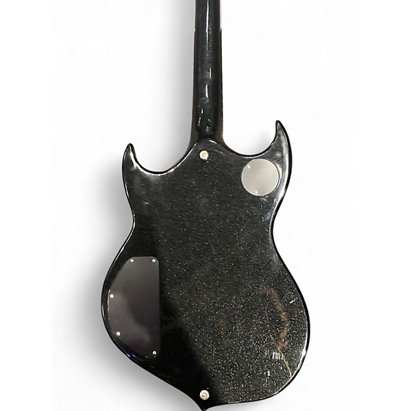 Used Silvertone KISS PAUL STANLEY SIGNATURE SOVEREIGN black sparkle Solid Body Electric Guitar