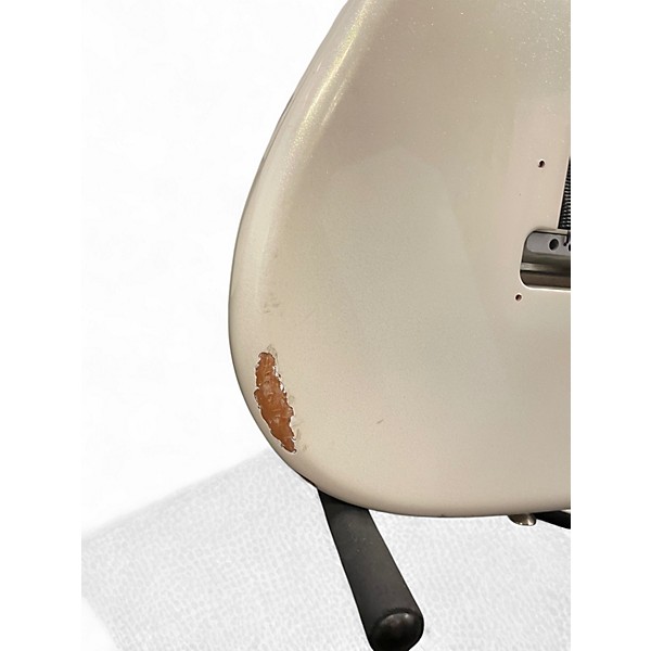 Used Fender American Ultra Stratocaster Olympic Pearl Solid Body Electric Guitar