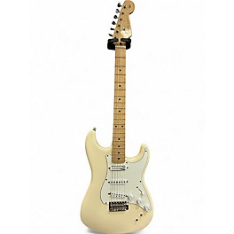 Used Fender Ed O'Brien EOB Signature Series Stratocaster Olympic White Solid Body Electric Guitar