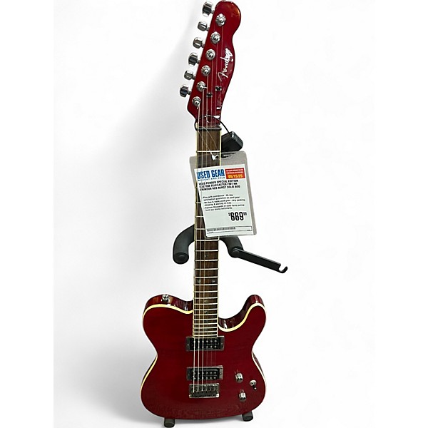 Used Fender Special Edition Custom Telecaster FMT HH Crimson Red Burst Solid Body Electric Guitar,New Products : American Fashion Style Bags On Sale