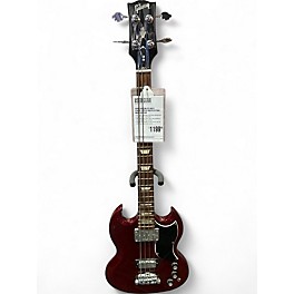 Used Gibson SG Bass Candy Apple Red Electric Bass Guitar