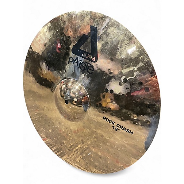 Used Paiste 18in ALPHA ROCK CRASH Cymbal