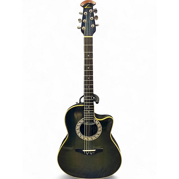 Used 1989 Ovation PINNICLE BARNBOARD Acoustic Electric Guitar