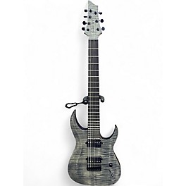 Used Schecter Guitar Research diamond series sunset 7 extreme ghost grey Solid Body Electric Guitar