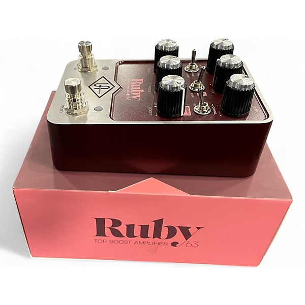 Used Universal Audio UAFX Ruby '63 Top Boost Amplifier Effect Pedal
