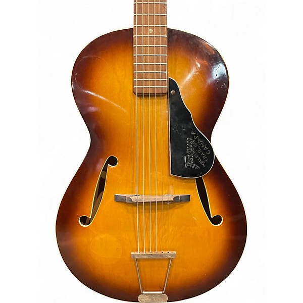 Vintage 1960s Framus Studio 5/51 Archtop 2 Color Sunburst Acoustic Guitar