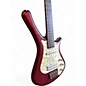 Used Warwick Fortress Flashback Trans Red Electric Bass Guitar
