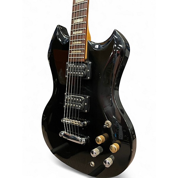 Used Rhodes TDR 112 Black Solid Body Electric Guitar