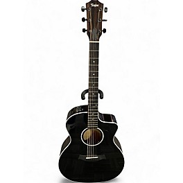 Used Taylor 214CE BLK DLX BLACK Acoustic Electric Guitar