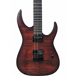 Used Schecter Guitar Research Sunset Extreme 6 Red Burst Solid Body Electric Guitar