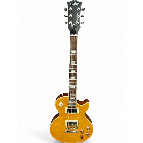 Used Epiphone Epiphone Kirk Hammett "Greeny" 1959 Les Paul Standard Greeny Burst Solid Body Electric Guitar