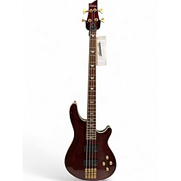 Used Schecter Guitar Research DIAMOND SERIES C4 Maroon Electric Bass Guitar