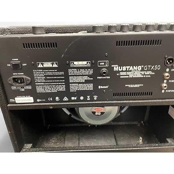 Used Fender GTX50 Mustang 1X12 Guitar Combo Amp