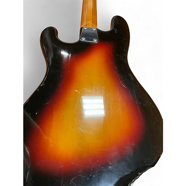 Vintage 1967 EKO COBRA 12 X11 2 Color Sunburst Solid Body Electric Guitar